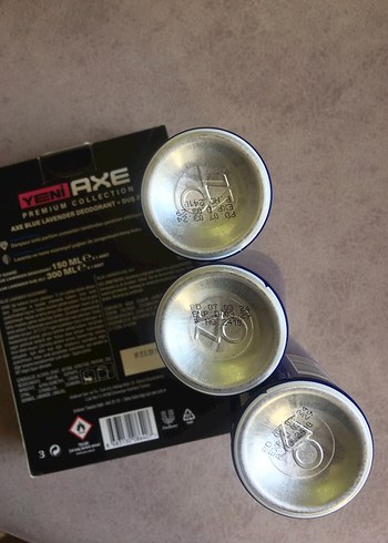 Diğer axe deodorant gıft set + 3 adet caldion deodorant