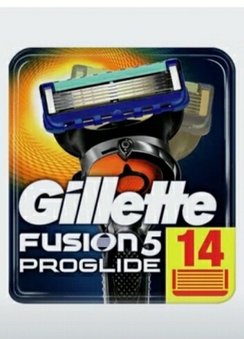 1 paket gillette fusion proglide yedek bıçak +14