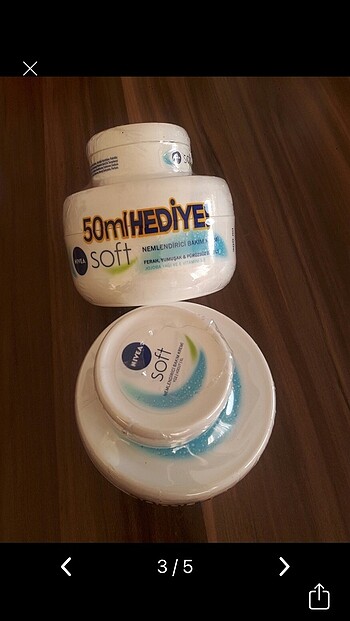 2 adet nivea krem büyük boy 300ml.
