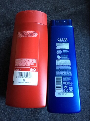 1 ad.old spice duş jeli 1 ad.clear şampuan - Görsel 2