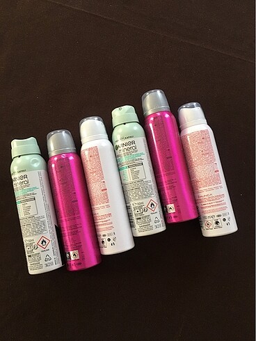 Diğer 6 adet garnier,jagler,caldion deodorant