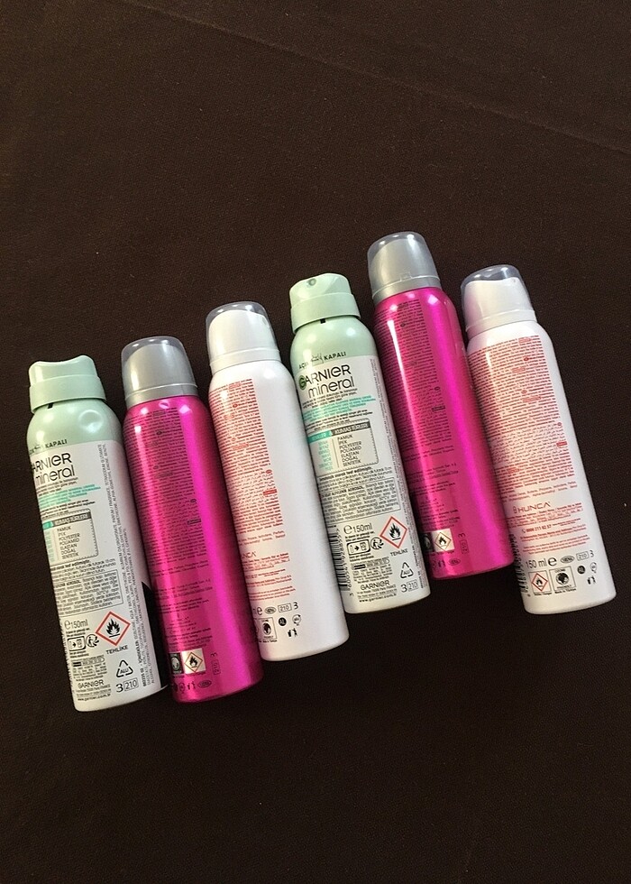 6 adet garnier,jagler,caldion deodorant - Görsel 2