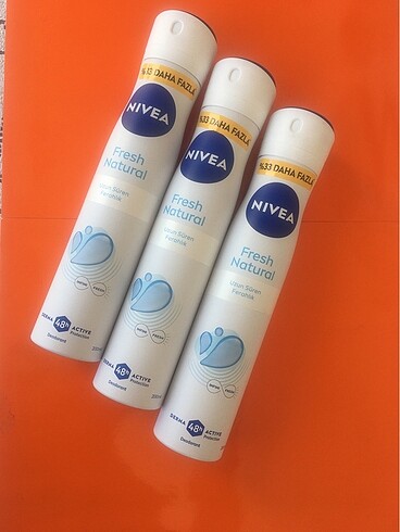 3 adet nivea deodorant büyük boy 200ml
