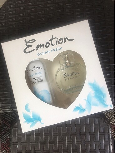 1 adet emotion parfüm kofre set 1+1