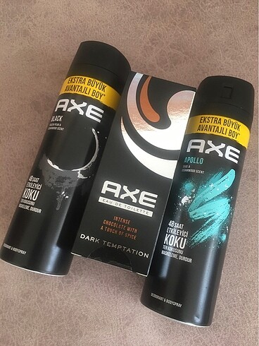 axe parfüm kofre set 100ml 1+2
