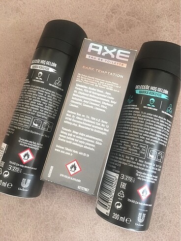 Diğer axe parfüm kofre set 100ml 1+2