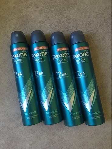 4 adet rexona deodorant büyük boy 200ml