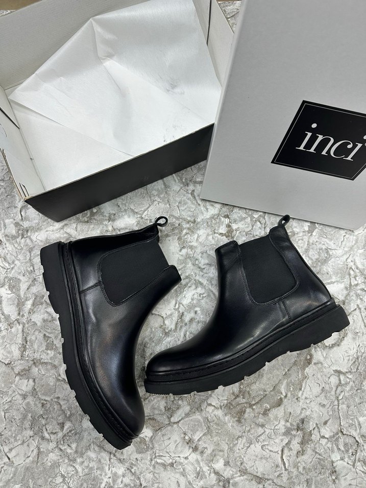 İnci Siyah Erkek Rubber Street Style Bot - Görsel 3