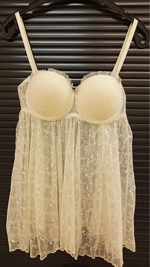 BEYAZ BABYDOLL-YEPYENİ SIFIR-PENTİ MARKA