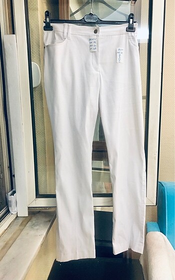 SIFIR-BEYAZ JEAN-ÖMÜRLÜK KOT PANTALON