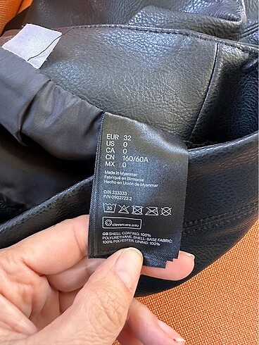 H&M H&M deri etek