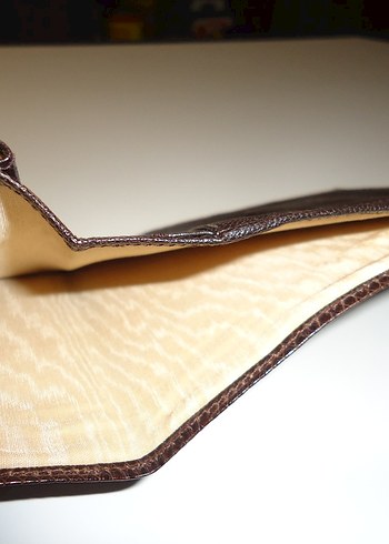 Yılan Derisi Cüzdan Kahverengi Sıfır - Görsel 6