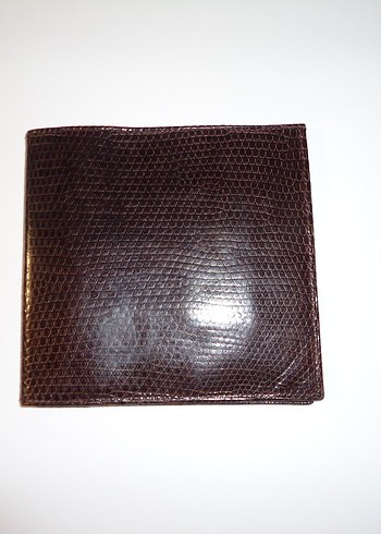 Yılan Derisi Cüzdan Kahverengi Sıfır - Görsel 2