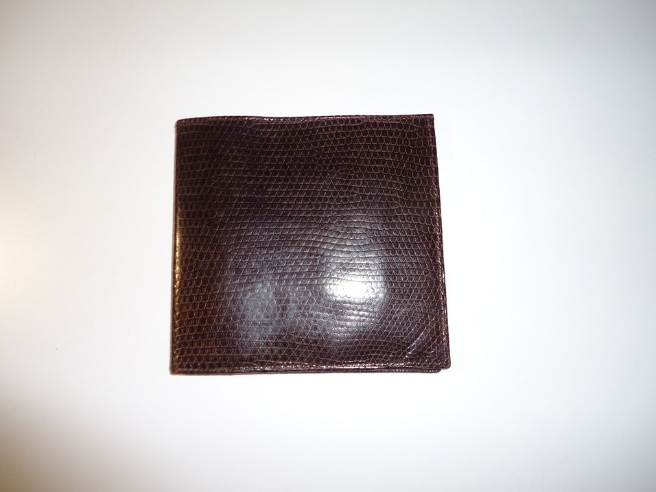 Yılan Derisi Cüzdan Kahverengi Sıfır - Görsel 2