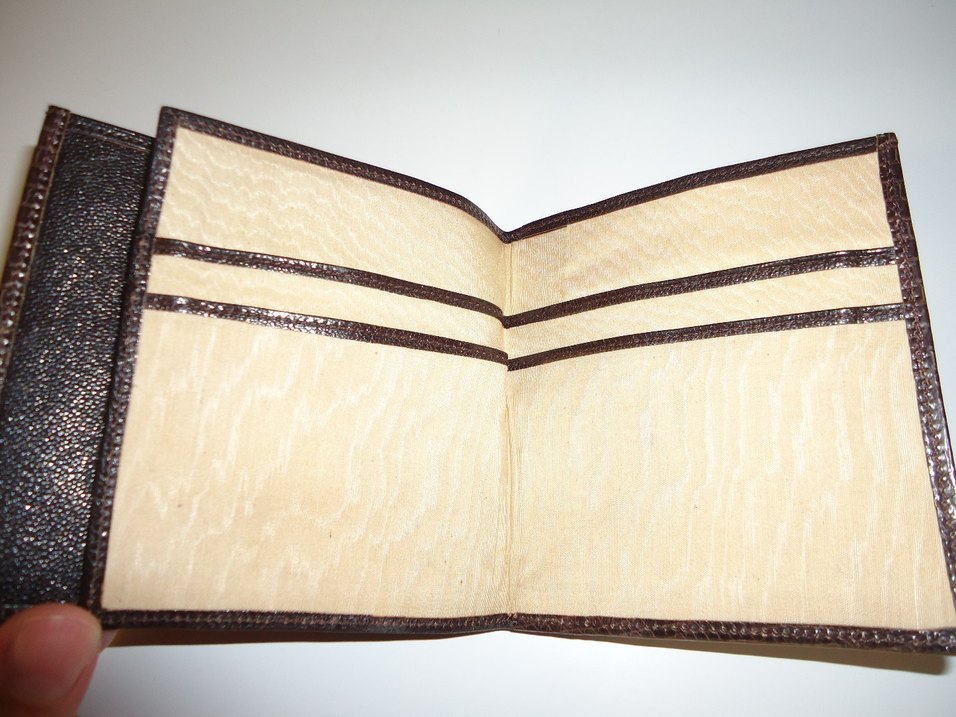 Yılan Derisi Cüzdan Kahverengi Sıfır - Görsel 4