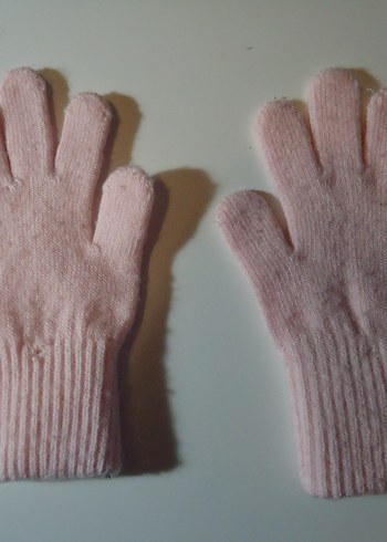 4 Çift Kız Çocuk Eldiven Kullanılmış Temiz - Görsel 5