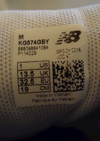 New Balance 574 Çocuk Spor Ayakkabı 32,5 - Görsel 6