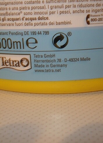  Beden Renk Tetra Easy Balance 500 ml. Su Düzenleyici
