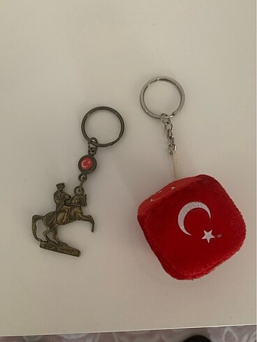 Anahtarlık Atatürk Türk bayrağı
