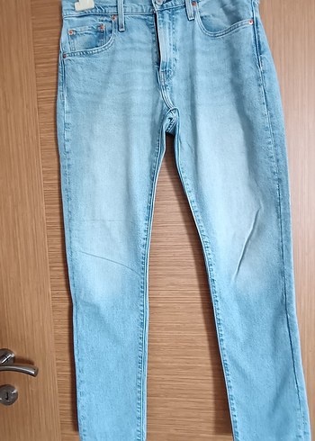 Levis Acik Mavi Slim Fit Denim Jean W30 L32