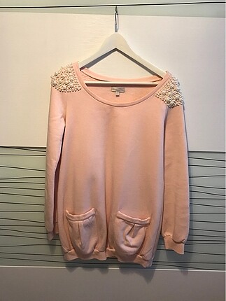 Twist İncili Sweatshirt