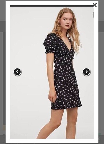 H&M çiçekli elbise