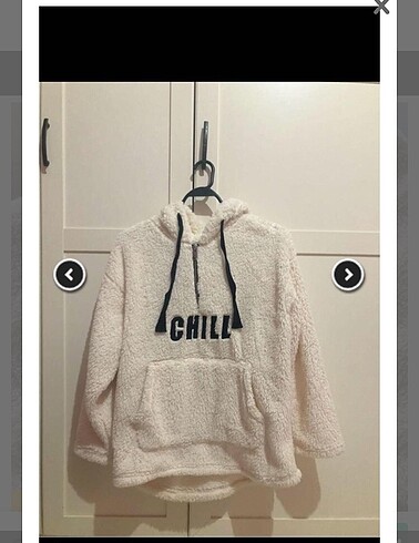 m Beden Koton sweatshirt cepli başlıklı