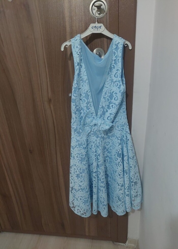 Mavi elbise 1 kere kullanıldı - Görsel 2