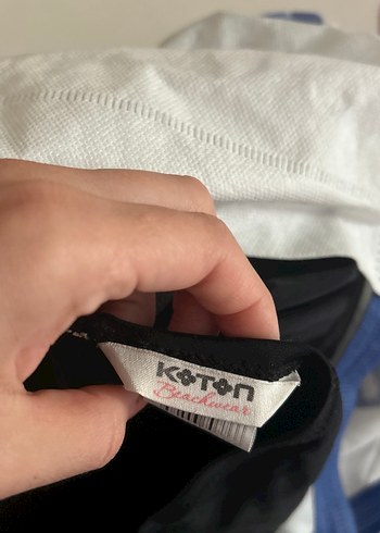 38 Beden siyah Renk Uzun Kollu Siyah Fırfırlı Mayo