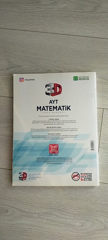 Beden Renk 3d ayt matematik soru bankası
