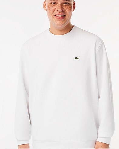 xl Beden Lacoste Sweatshirt ihraç fazlası orijinal