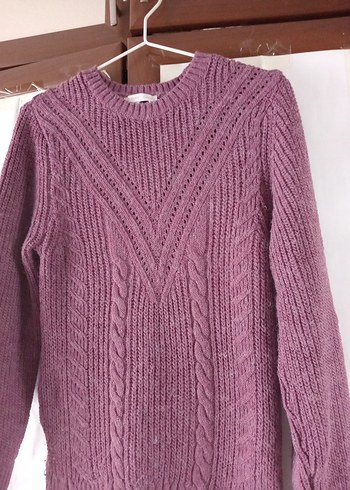 LCW,Mor Örgü Kadın Kazak, 38 bdn - Görsel 2