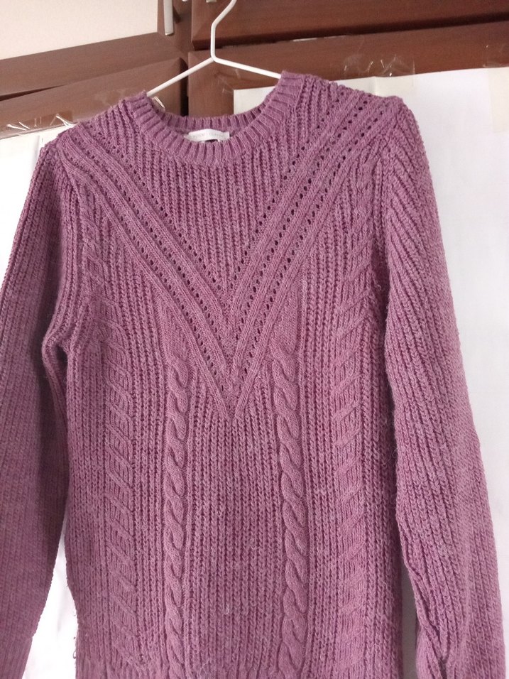 LCW,Mor Örgü Kadın Kazak, 38 bdn - Görsel 2