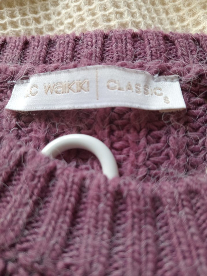 LCW,Mor Örgü Kadın Kazak, 38 bdn - Görsel 4