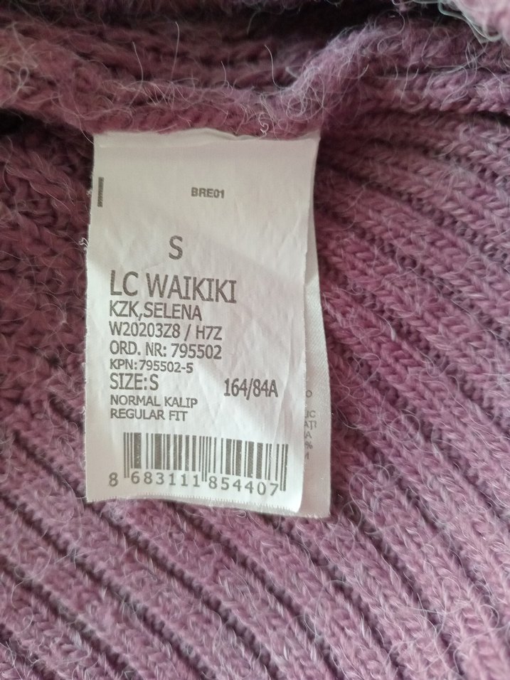 LCW,Mor Örgü Kadın Kazak, 38 bdn - Görsel 5