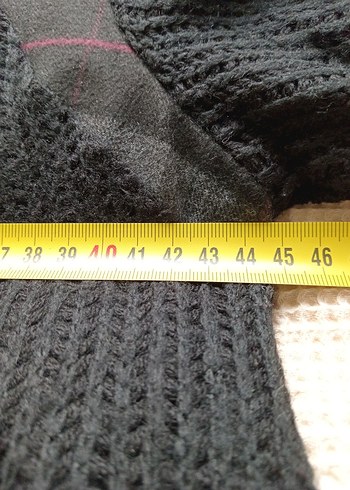 Gri siyah 40 bdn.triko elbise - Görsel 6