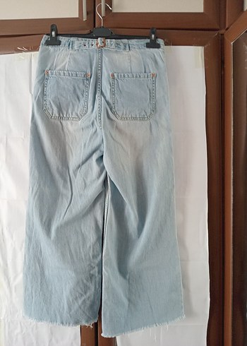 Dilvin, 36 bdn. Düğmeli Mavi  Kot Pantolon Kadın - Görsel 10