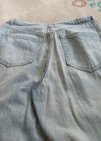 Mavi Loose Fit Midi Kadın Kot Pantolon - Görsel 8