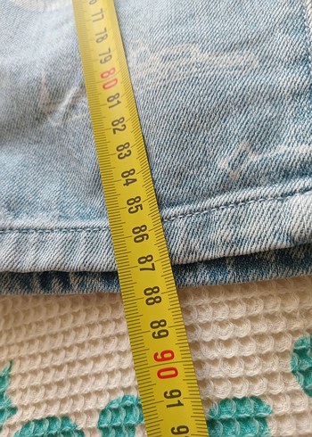 Mavi Loose Fit Midi Kadın Kot Pantolon - Görsel 4