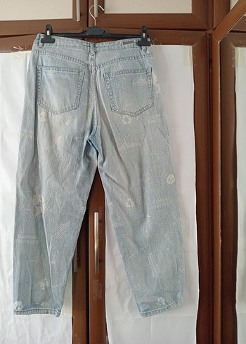 Mavi Loose Fit Midi Kadın Kot Pantolon - Görsel 2