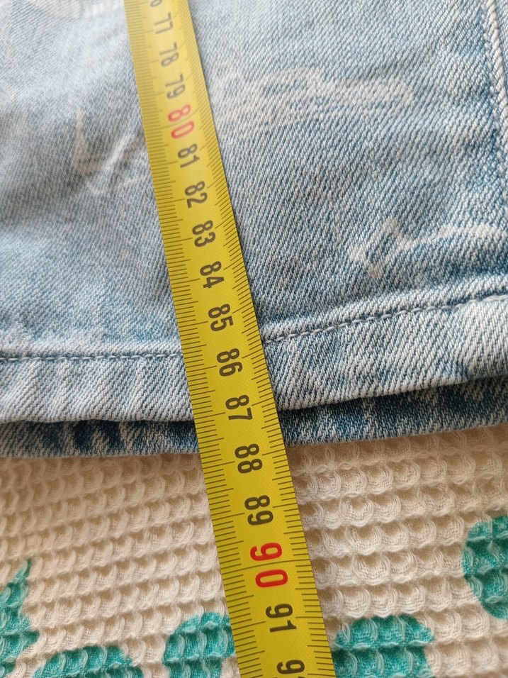 Mavi Loose Fit Midi Kadın Kot Pantolon - Görsel 4