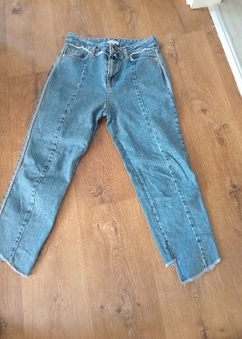 İpekyol, 38 bdn.Kadın Mavi Kot Pantolon, Rahat Kesim - Görsel 7