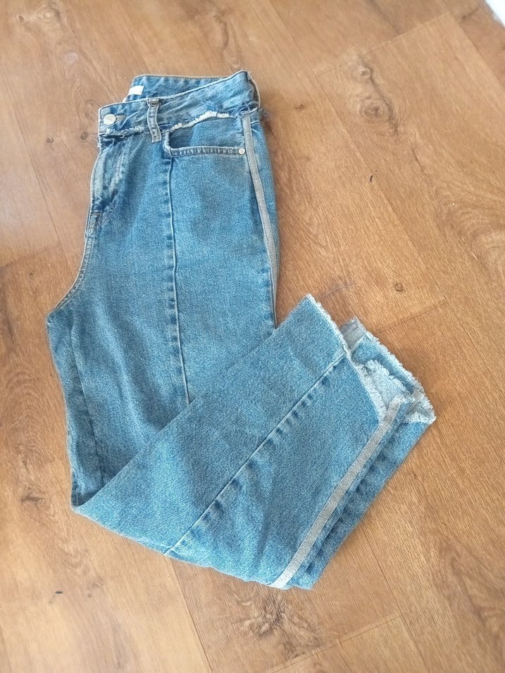 İpekyol, 38 bdn.Kadın Mavi Kot Pantolon, Rahat Kesim - Görsel 5