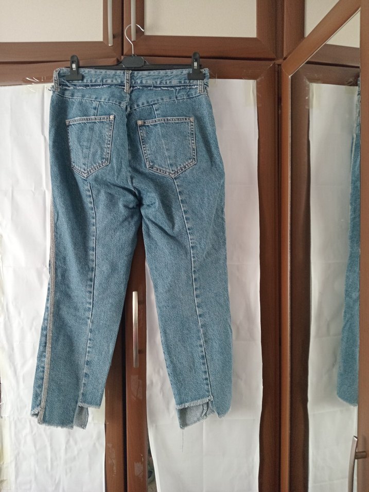 İpekyol, 38 bdn.Kadın Mavi Kot Pantolon, Rahat Kesim - Görsel 2