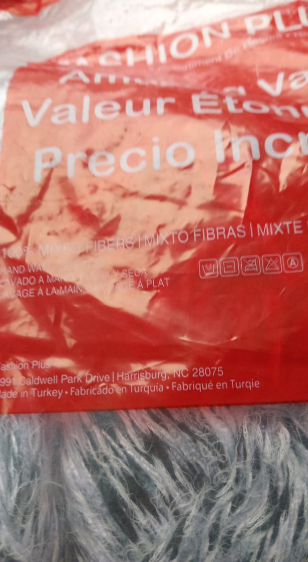 400 gr.gri-lacivert Karışık El İşi İpi - Görsel 5