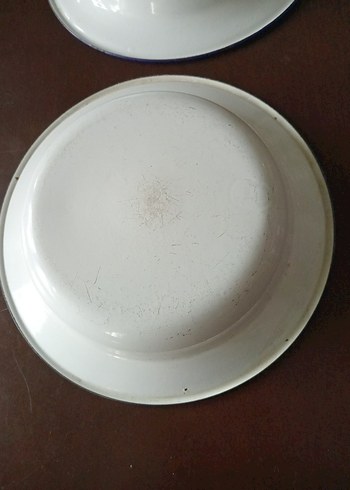 Parlak Beyaz Emaye Yemek Kabı Seti - Görsel 6