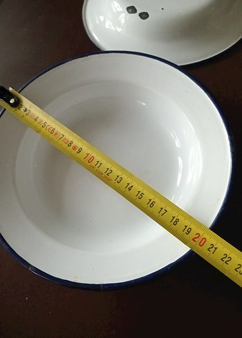 Parlak Beyaz Emaye Yemek Kabı Seti - Görsel 5