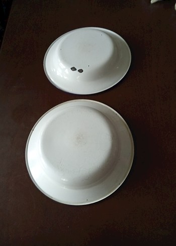 Parlak Beyaz Emaye Yemek Kabı Seti - Görsel 3