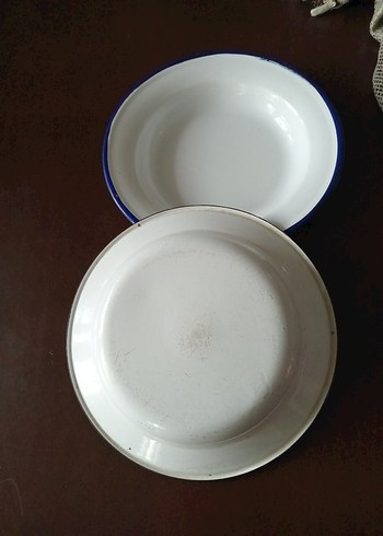 Parlak Beyaz Emaye Yemek Kabı Seti - Görsel 2