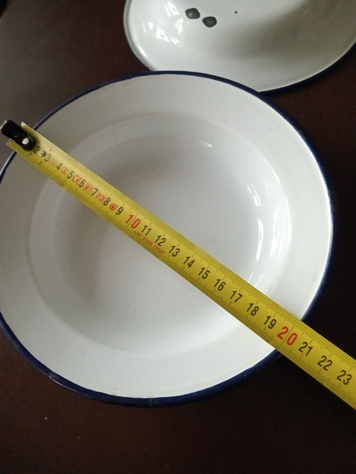 Parlak Beyaz Emaye Yemek Kabı Seti - Görsel 5